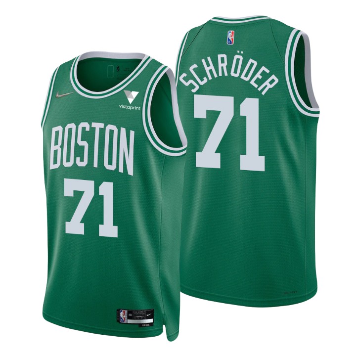 Men's Boston Celtics Dennis Schroder #71 Diamond 75th Anniversary Icon Jersey 2401LHSU